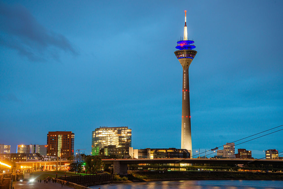 Dusseldorf at night