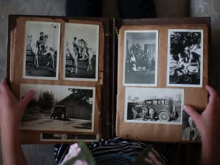 Photo album speaking to legacy
