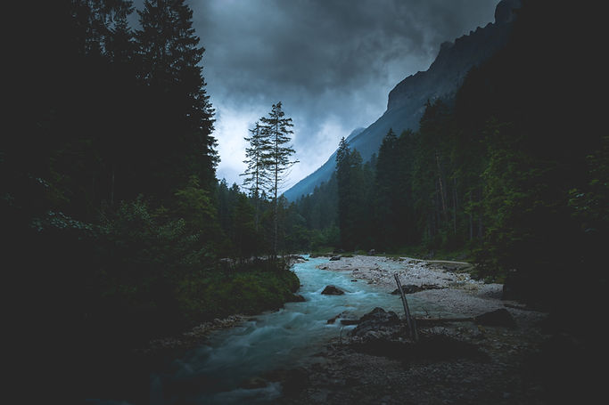 Paysage de rivière.