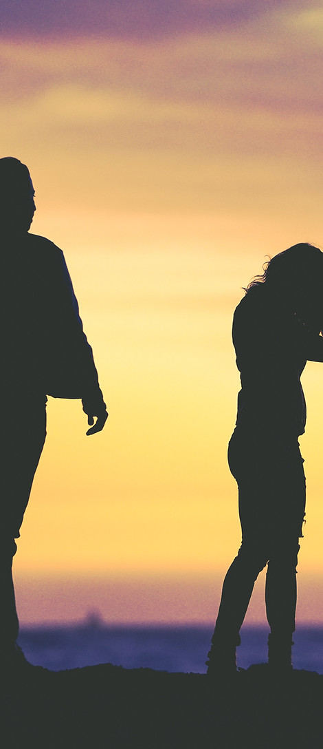 A Husband & Wife Discussing Their Inevitable Separation