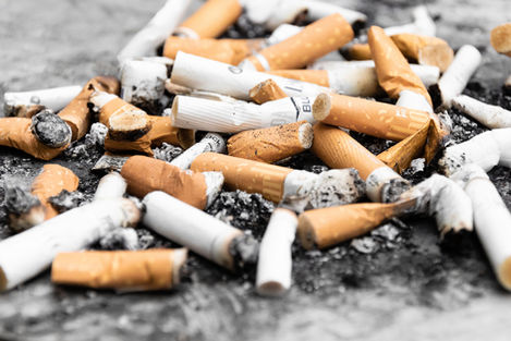 cigarette filter pollution, litter