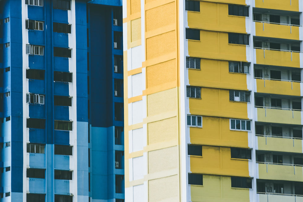 a HDB building in Singapore