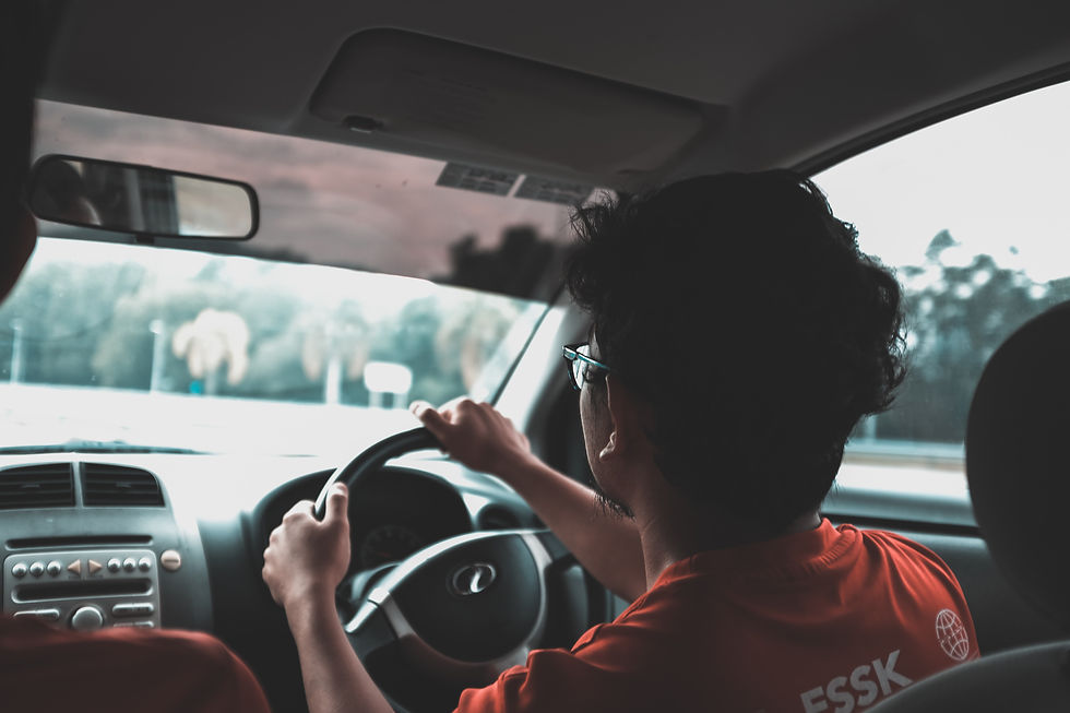 driving lady