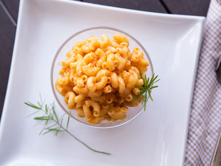 Sweet Potato Mac + Cheese