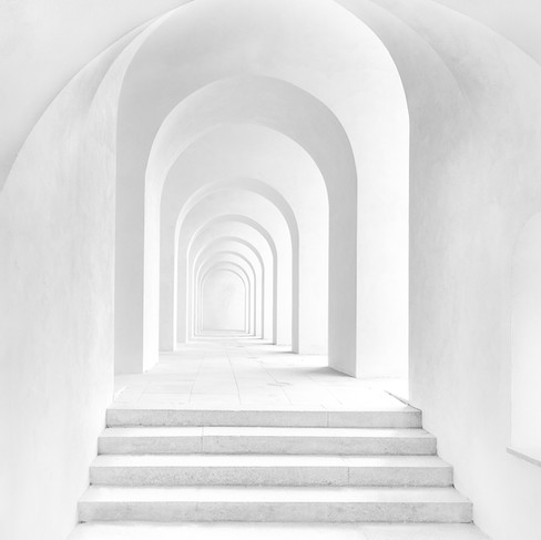 Hallway with arches