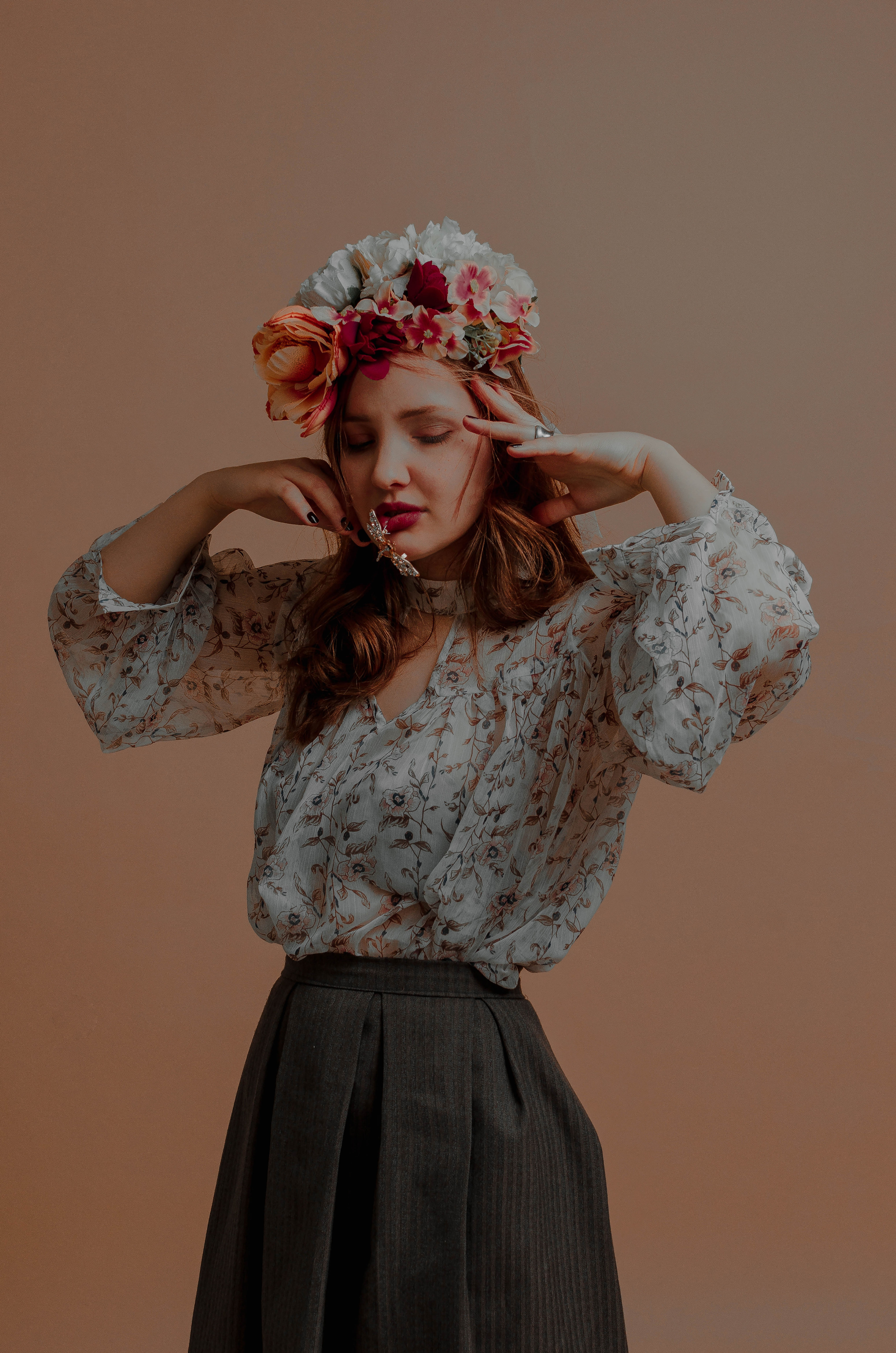 Blusa con estampados