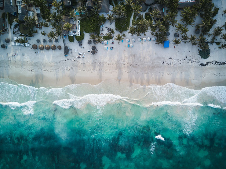 Au coeur des eaux bleues turquoises