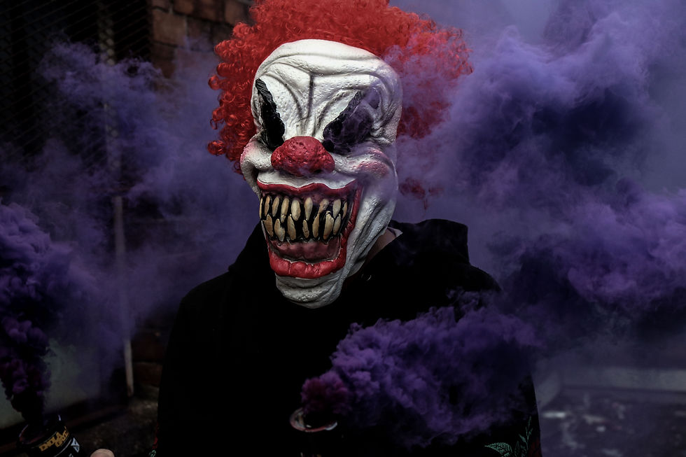 A scary clown