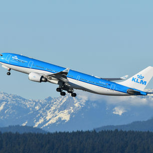 Flugzeug von KLM