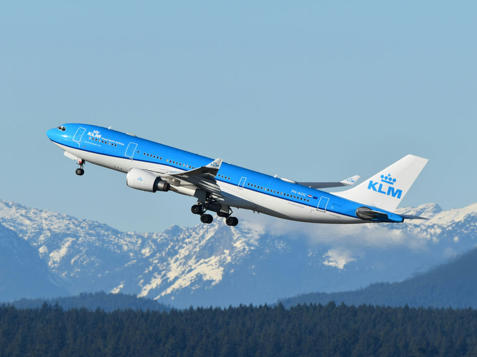 Flugzeug von KLM
