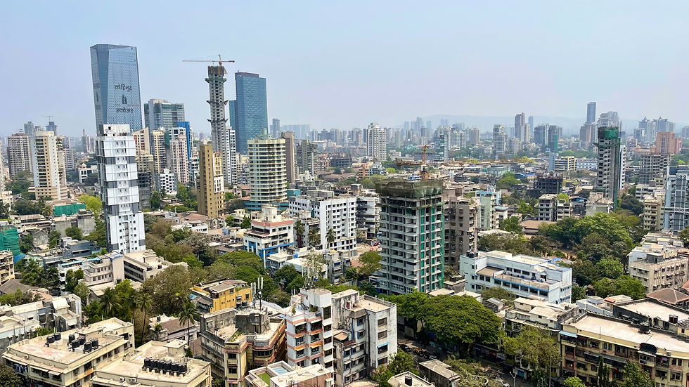 skyline di Mumbai con i suoi grattacieli
