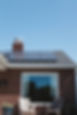Solar panels on roof