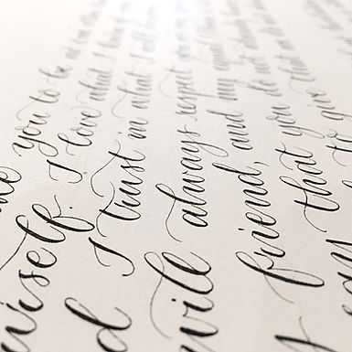 DIY Calligraphy