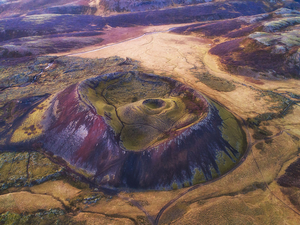 Vulkanlandschaft in Island