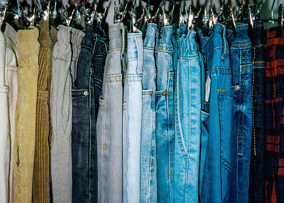 Colored Denim jeans