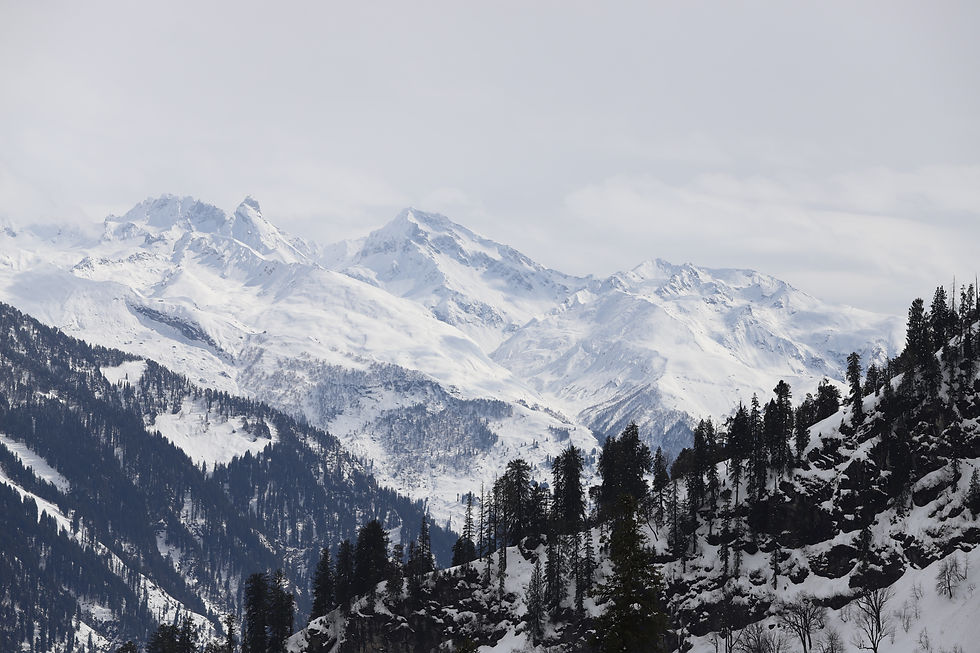 Beautiful view of Manali