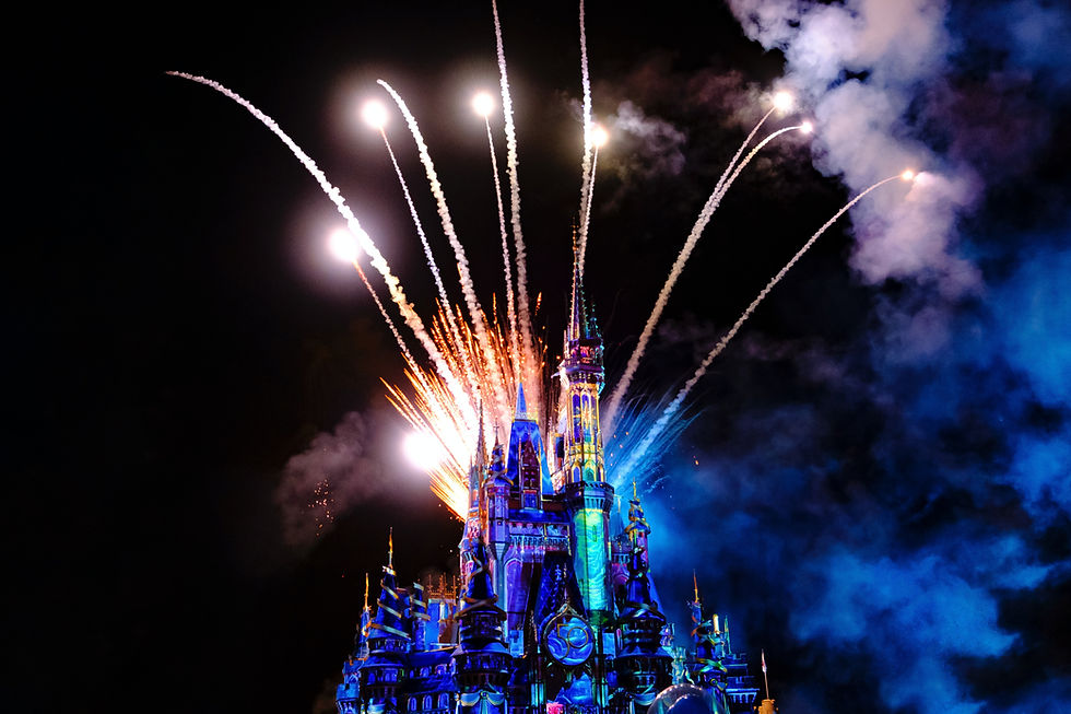 "Join us in a captivating journey as a Blue Castle Iluminated by dazzling Fireworks awaits. Discover the Enchantment that unfolds when children's hans delve into our amusing crafts, igniting the spark of creativity and making magical moments."