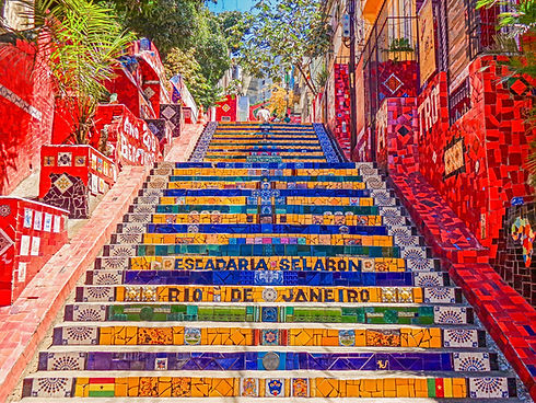 Selaron Steps in Rio Brazil