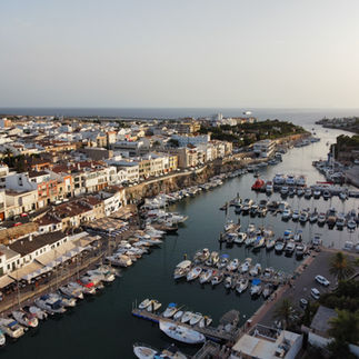 Menorca port yachts