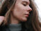 A woman with acne