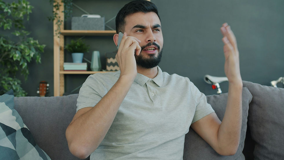 A person using DBT phone coaching between sessions, part of comprehensive DBT offered to Durham Region clients at Stephanie Campoli Psychotherapy.