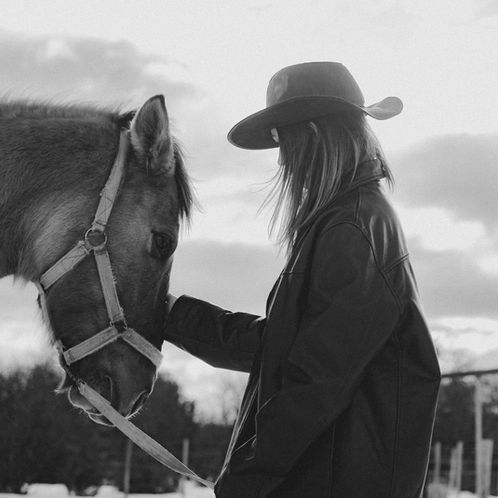 Woman with horse