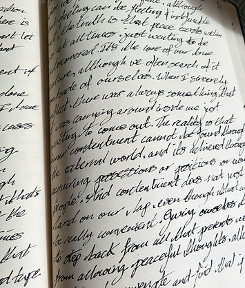book of handwritten writing.