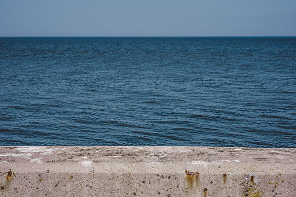 Water Beyond Cement Wall