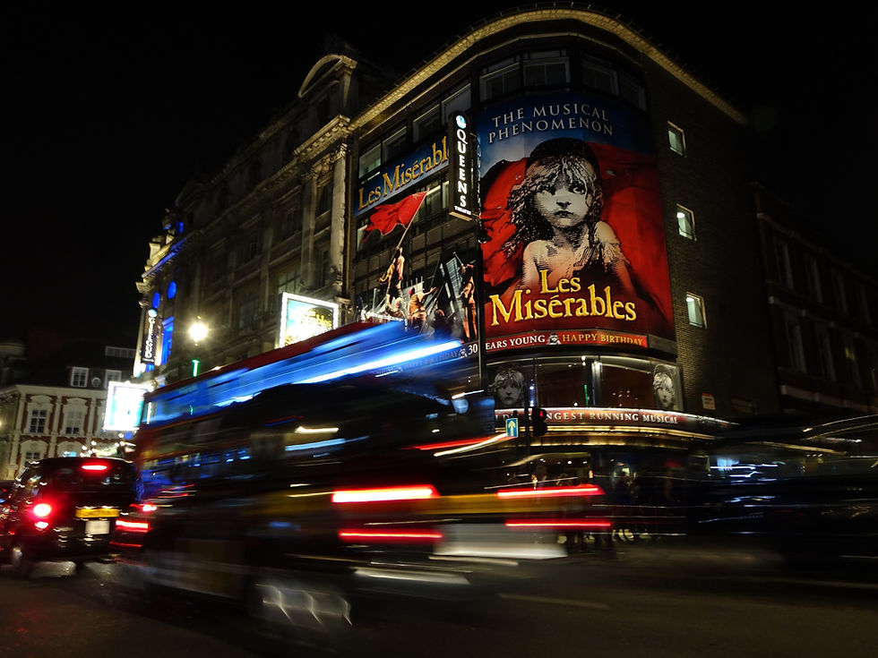 Les Misérables £105 Routes A and B