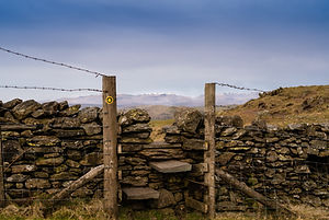 Stile on footpath. Image by Jonny Gios