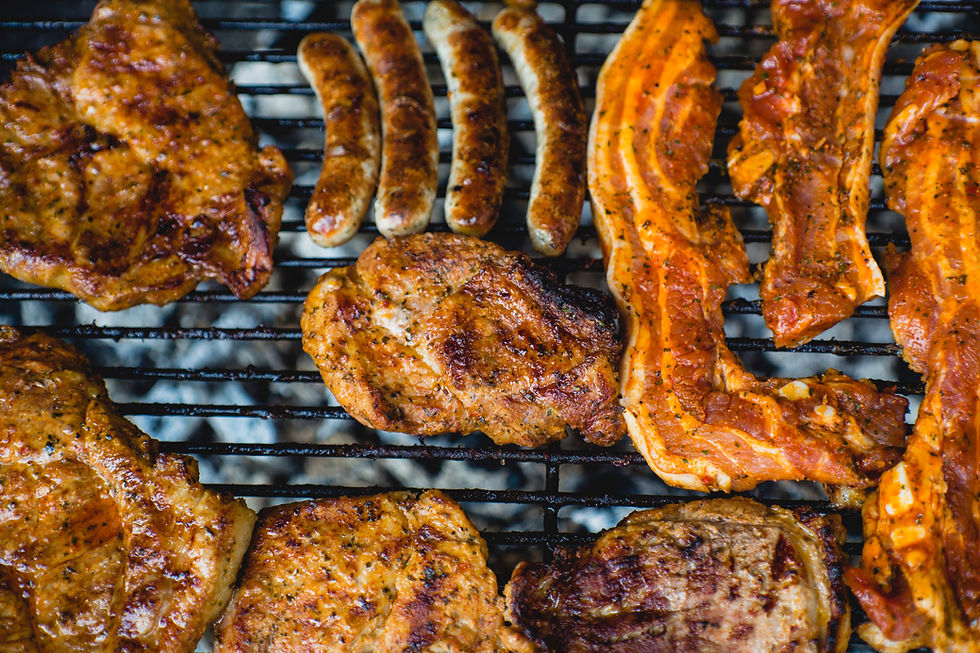 Various grilled meats