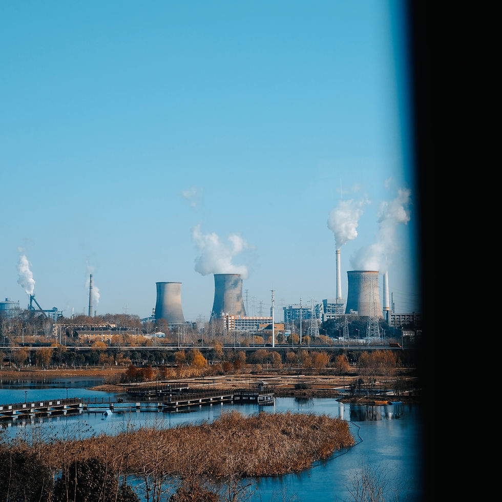 A power station in Wuhan, China.