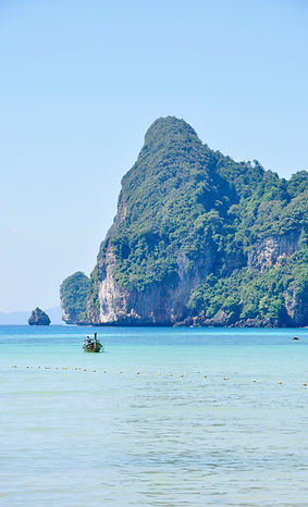 Longtail boat in the Phi Phi islands