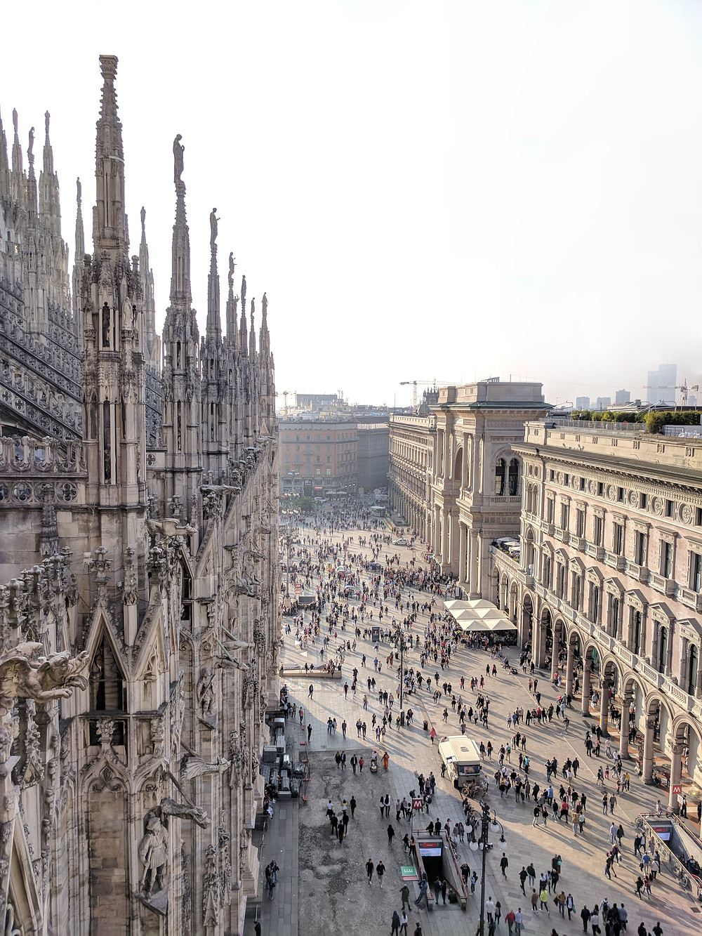 view from the top of the Duomo