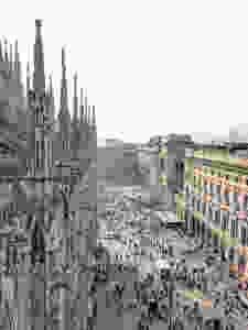 view from the top of the Duomo
