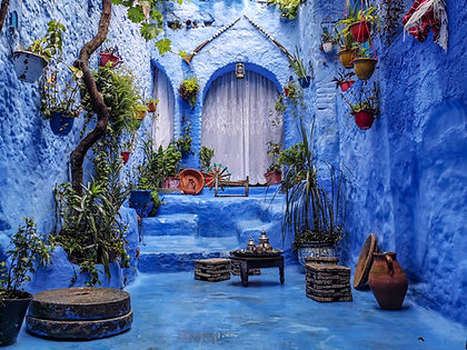 the blue city