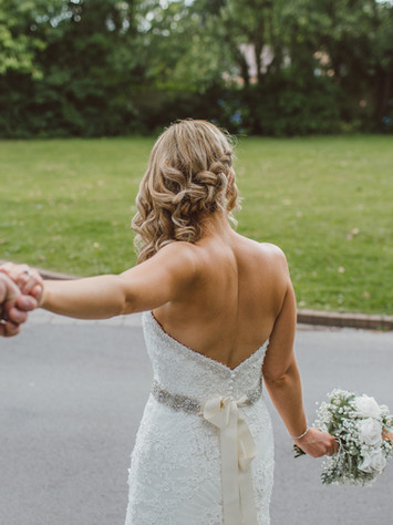 boho bride hair and makeup