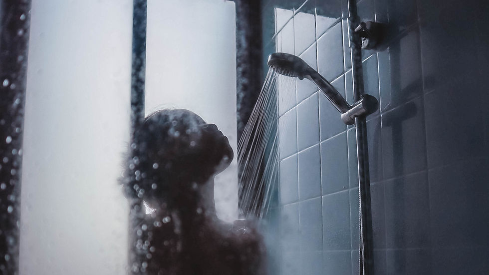 Showering can help overcome writer's block and fatigue