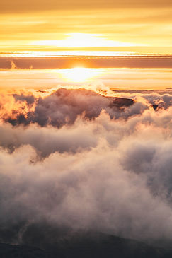 Wolken und Sonne