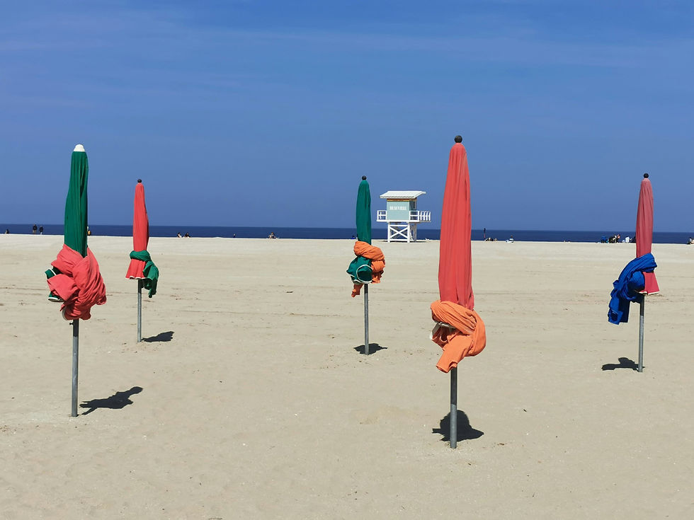 La plage de Deauville