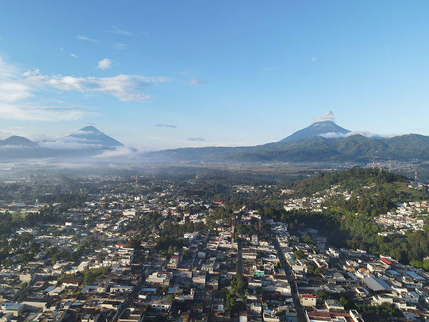 Paisaje con una ciudad.