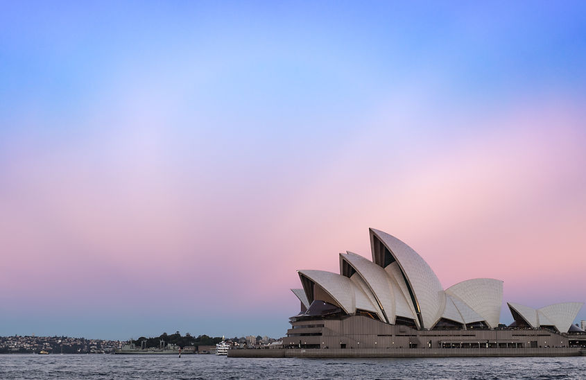 Imagem de fundo do Sydney Opera House