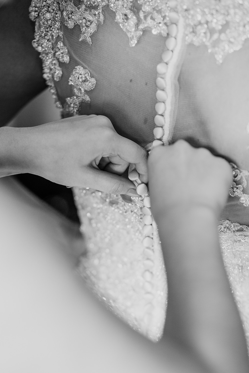 Button Back Wedding Dress