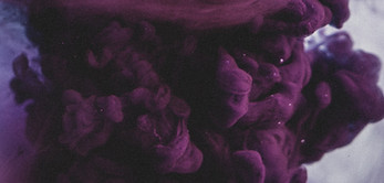 purple ink in water