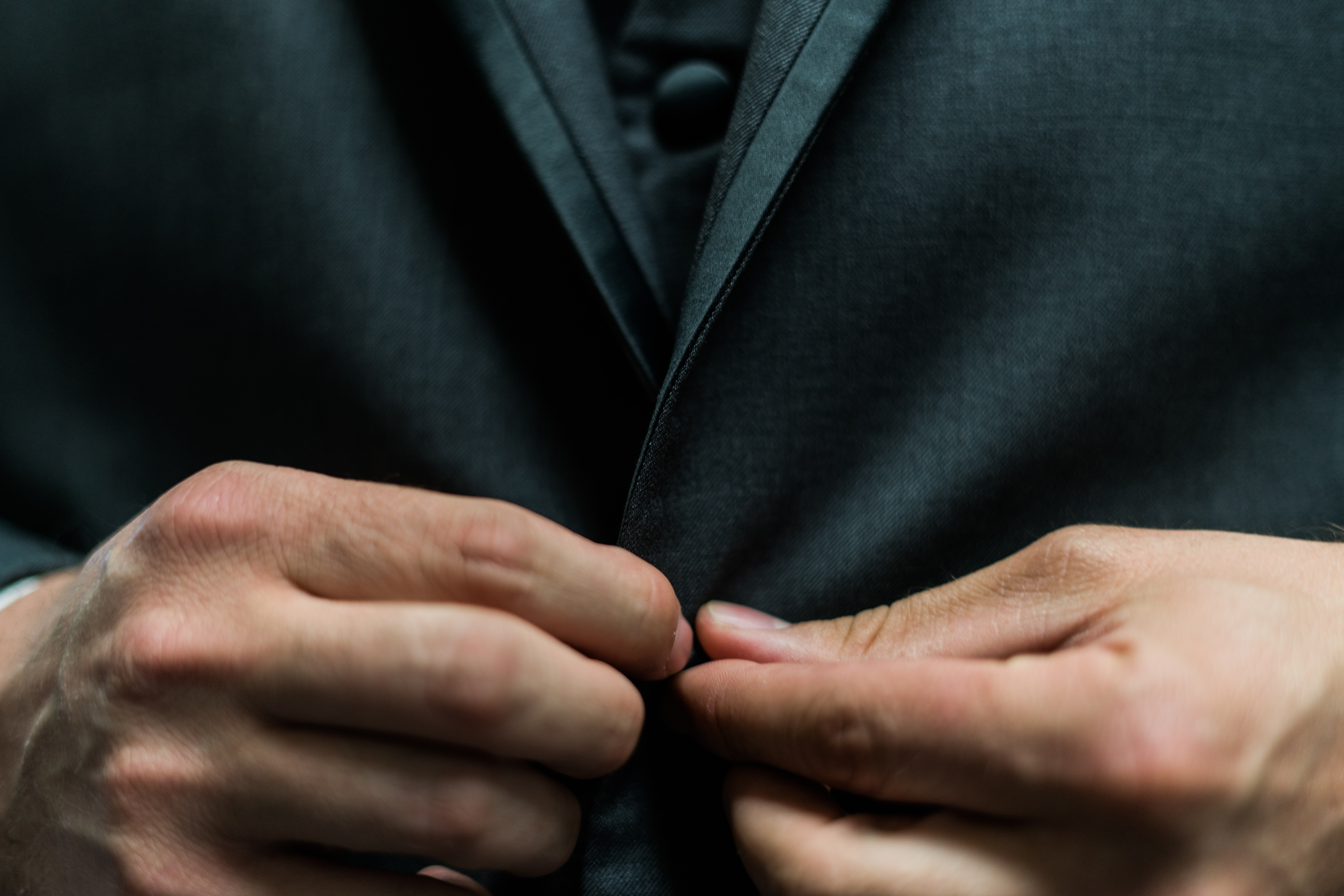 man getting ready professional