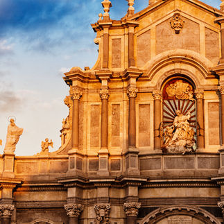 Cathedral Saint Agatha in Catania, Sicily Italy