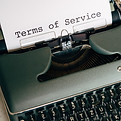 Image by Markus Winkler

Typewriter with "Terms of Service" typed on the paper coming out