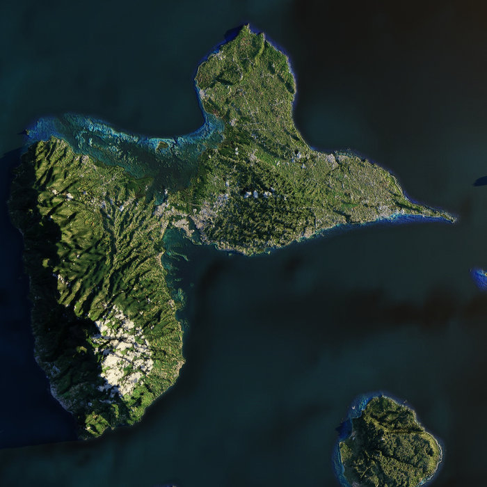 Lagon en Guadeloupe