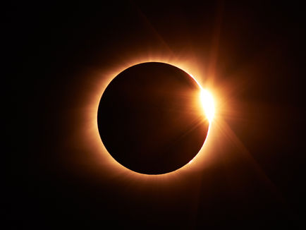 Y Mannau Gorau ym Mhowys i Wylio'r Eclips Solar Rhannol