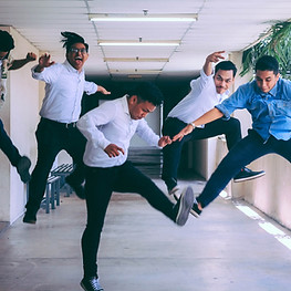 Happy Employees who love their companies because of their health benefits